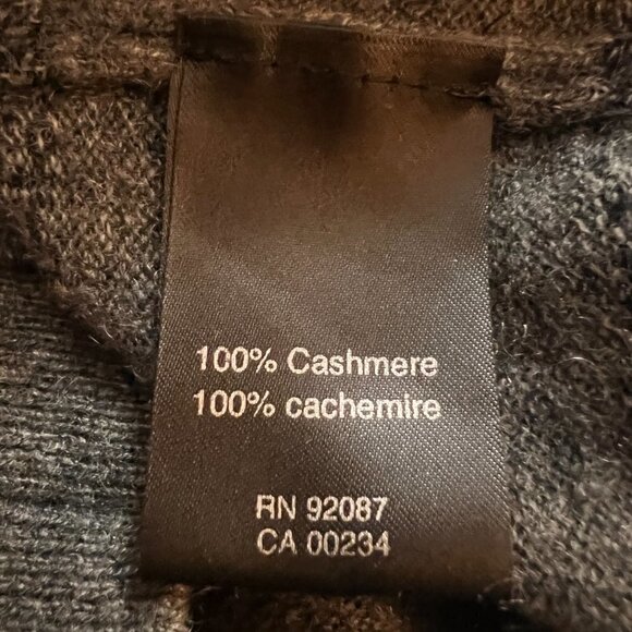 Saks Fifth Avenue Mens 100% Cashmere Long Sleeve Shirt - Picture 7 of 9